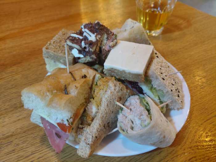 I don’t care what people say, this is a perfectly reasonable amount of food to take from a cold&nbsp;buffet